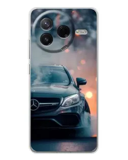 Чехол для Xiaomi Civi 4Pro с картинкой «Mercedes — ночной город» Чехол для Xiaomi Civi 4Pro с картинкой «Mercedes — ночной город»