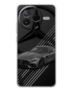 Чехол для Xiaomi Civi 4Pro с картинкой «Mercedes AMG — графика»