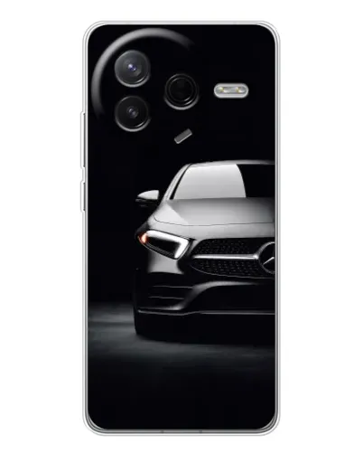 Чехол для Xiaomi Civi 4Pro с картинкой «Свет фар Mercedes»