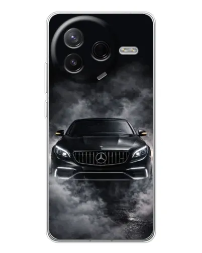 Чехол для Xiaomi Civi 4Pro с картинкой «Mercedes в дыму»