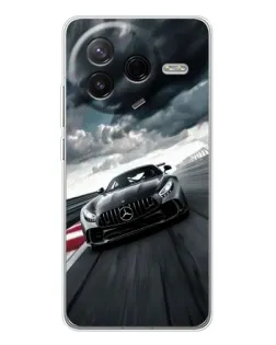 Чехол для Xiaomi Civi 4Pro с картинкой «Гоночный Mercedes AMG»