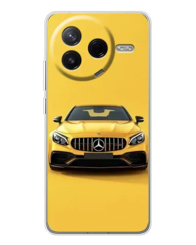 Чехол для Xiaomi Civi 4Pro с картинкой «Желтый Mercedes GT»