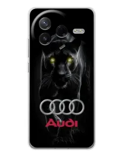 Чехол для Xiaomi Civi 4Pro с картинкой «Пантера и Audi»
