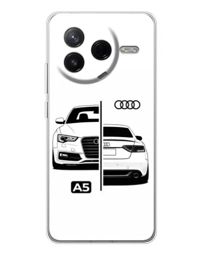 Чехол для Xiaomi Civi 4Pro с картинкой «Audi — контрастный дизайн»