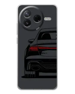 Чехол для Xiaomi Civi 4Pro с картинкой «Задняя часть Audi — арт»
