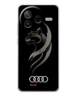 Чехол для Xiaomi Civi 4Pro с картинкой «Графика — пантера и Audi»