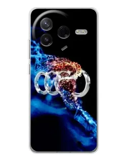 Чехол для Xiaomi Civi 4Pro с картинкой «Энергия лого Audi»