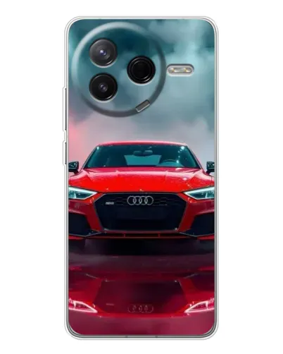 Чехол для Xiaomi Civi 4Pro с картинкой «Audi RS — красный стиль»
