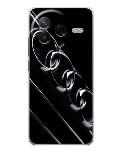 Чехол для Xiaomi Civi 4Pro с картинкой «Audi — абстрактные кольца»
