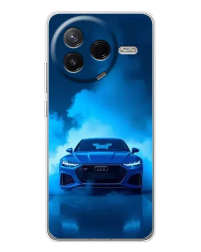 Чехол для Xiaomi Civi 4Pro с картинкой «Audi — голубая энергия»
