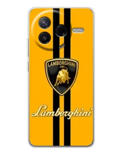 Чохол для Xiaomi Civi 4Pro з картинкою «Lamborghini Stripe жовтий»