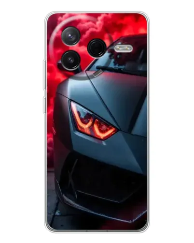 Чохол для Xiaomi Civi 4Pro з картинкою «Lamborghini червоне сяйво»