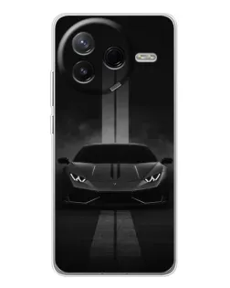 Чохол для Xiaomi Civi 4Pro з картинкою «Lamborghini симетрія доріг»