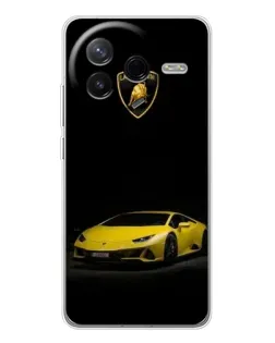 Чохол для Xiaomi Civi 4Pro з картинкою «Lamborghini жовтий акцент»