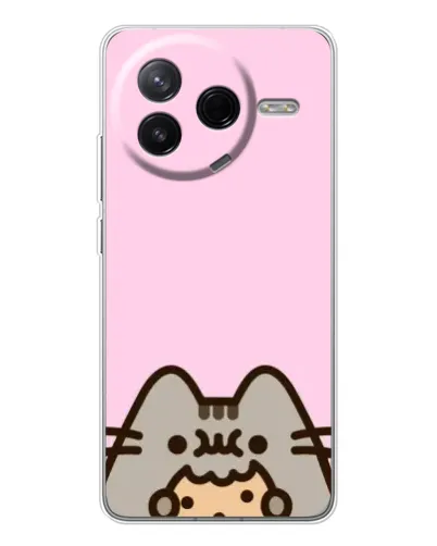 Чехол для Xiaomi Civi 4Pro с картинкой «Pusheen и печенье» Чехол для Xiaomi Civi 4Pro с картинкой «Pusheen и печенье»