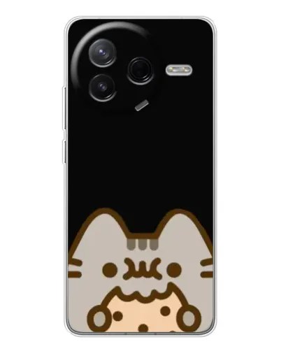 Чехол для Xiaomi Civi 4Pro с картинкой «Пушин на черном» Чехол для Xiaomi Civi 4Pro с картинкой «Пушин на черном»