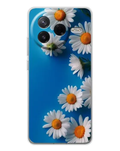 Чехол для Xiaomi Civi 4Pro с картинкой «Белоснежные маргаритки»