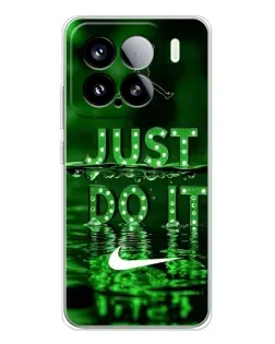 Чехол для Xiaomi Civi 5Pro с картинкой «Зеленый неоновый Nike»