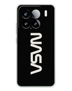 Чехол для Xiaomi Civi 5Pro с картинкой «NASA — вертикальный логотип»