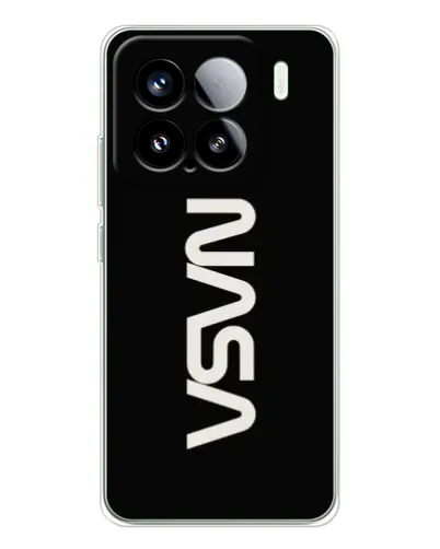 Чехол для Xiaomi Civi 5Pro с картинкой «NASA — вертикальный логотип»