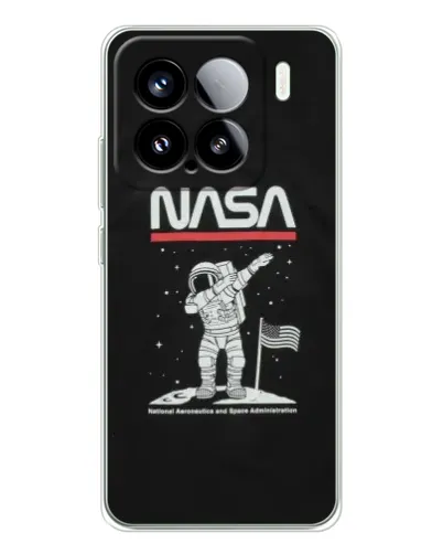 Чехол для Xiaomi Civi 5Pro с картинкой «NASA — шагаем по Луне»