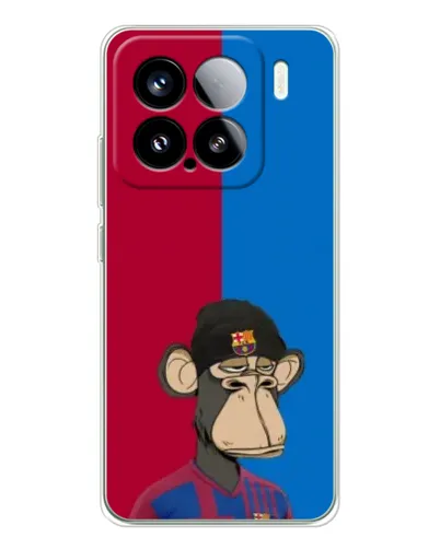 Чехол для Xiaomi Civi 5Pro с картинкой «Bored Ape — фанат Барсы» Чехол для Xiaomi Civi 5Pro с картинкой «Bored Ape — фанат Барсы»