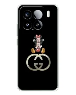 Чехол для Xiaomi Civi 5Pro с картинкой «Минни Маус на лого»
