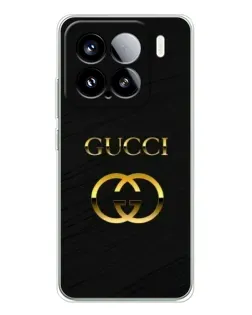 Чехол для Xiaomi Civi 5Pro с картинкой «Золотой логотип Gucci»