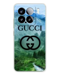Чехол для Xiaomi Civi 5Pro с картинкой «Gucci — горный пейзаж»