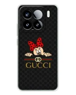 Чехол для Xiaomi Civi 5Pro с картинкой «Минни Маус Gucci — черный»