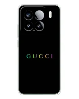 Чохол для Xiaomi Civi 5Pro з картинкою «Gucci — неоновий мінімалізм»