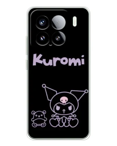 Чехол для Xiaomi Civi 5Pro с картинкой «Kuromi — черный минимализм» Чехол для Xiaomi Civi 5Pro с картинкой «Kuromi — черный минимализм»
