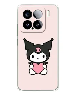 Чохол для Xiaomi Civi 5Pro з картинкою «Kuromi та серце» Чохол для Xiaomi Civi 5Pro з картинкою «Kuromi та серце»