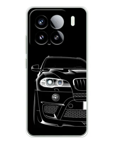 Чохол для Xiaomi Civi 5Pro з картинкою «Темний силует BMW»