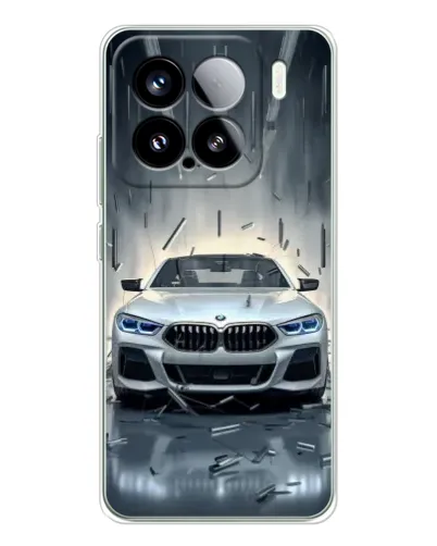 Чохол для Xiaomi Civi 5Pro з картинкою «BMW у світлі фар»