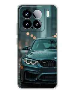 Чохол для Xiaomi Civi 5Pro з картинкою «BMW у вогнях міста»
