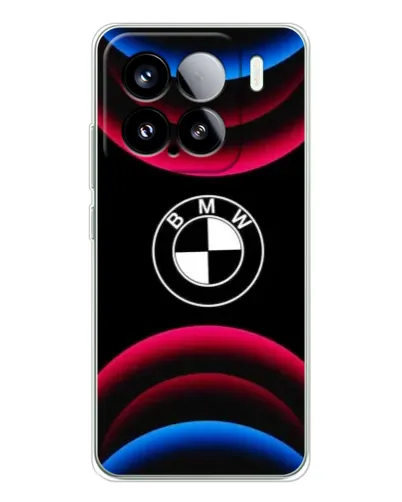 Чохол для Xiaomi Civi 5Pro з картинкою «Логотип BMW та неонові дуги»