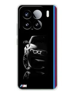 Чохол для Xiaomi Civi 5Pro з картинкою «Силует BMW в темряві»