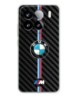 Чохол для Xiaomi Civi 5Pro з картинкою «Емблема BMW та карбон»
