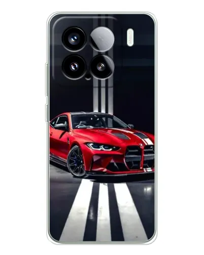 Чохол для Xiaomi Civi 5Pro з картинкою «Червона BMW на дорозі»