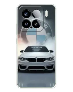 Чохол для Xiaomi Civi 5Pro з картинкою «BMW в білому диму»