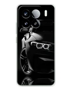 Чохол для Xiaomi Civi 5Pro з картинкою «Чорна BMW — профіль»