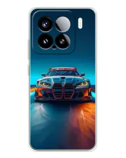 Чохол для Xiaomi Civi 5Pro з картинкою «BMW — вогні неону»