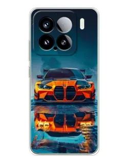 Чохол для Xiaomi Civi 5Pro з картинкою «BMW — золота емблема»