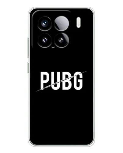 Чохол для Xiaomi Civi 5Pro з картинкою «PUBG — білий логотип»