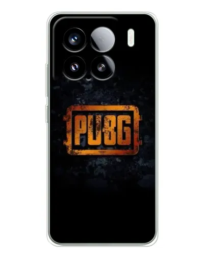 Чохол для Xiaomi Civi 5Pro з картинкою «PUBG — золотий логотип»