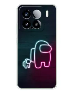 Чехол для Xiaomi Civi 5Pro с картинкой «Among Us неон-арт»