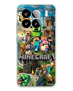 Чохол для Xiaomi Civi 5Pro з картинкою «Замок Minecraft»
