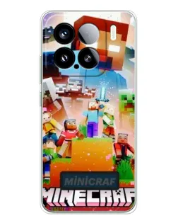 Чохол для Xiaomi Civi 5Pro з картинкою «Minecraft герої гри»