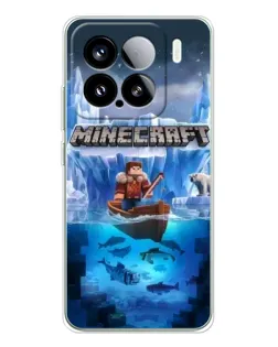 Чохол для Xiaomi Civi 5Pro з картинкою «Minecraft льодянийсвіт»